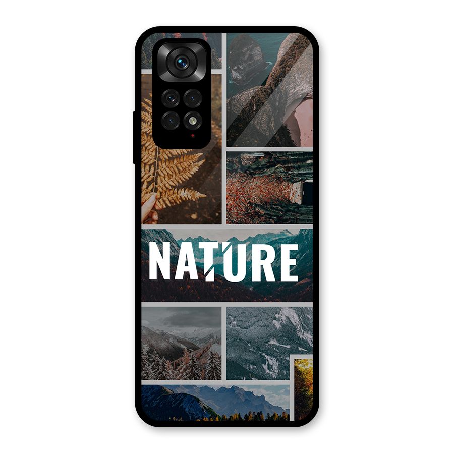 Nature Travel Glass Back Case for Redmi Note 11S