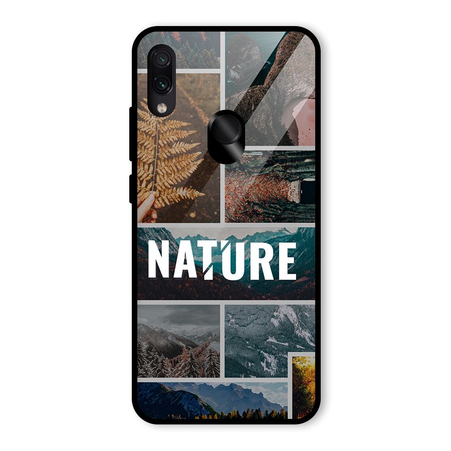 Nature Travel Glass Back Case for Redmi Note 7 Pro