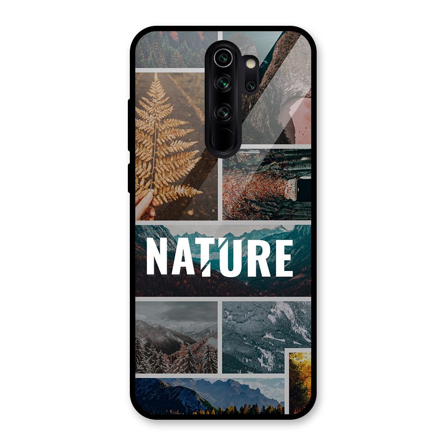Nature Travel Glass Back Case for Redmi Note 8 Pro
