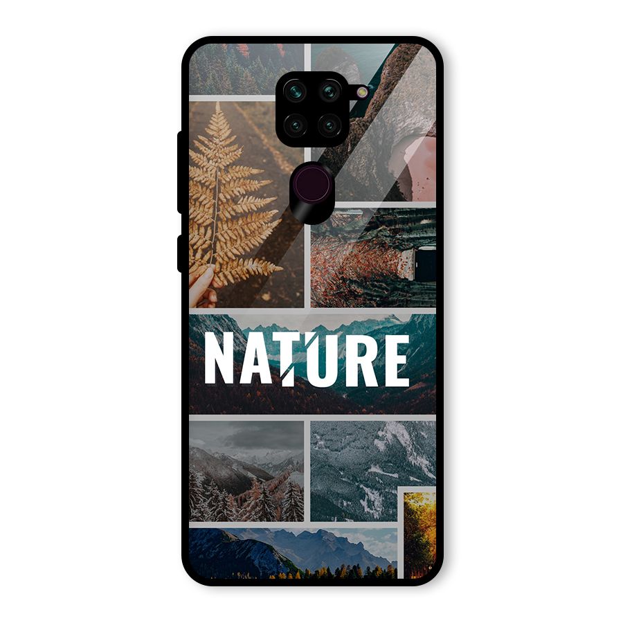 Nature Travel Glass Back Case for Redmi Note 9