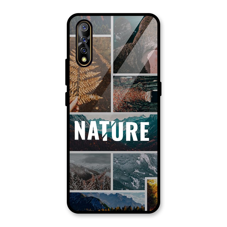 Nature Travel Glass Back Case for Vivo S1