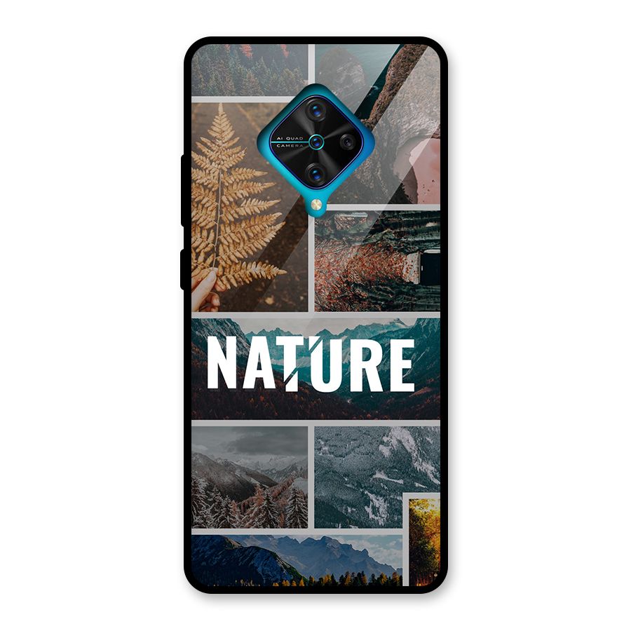 Nature Travel Glass Back Case for Vivo S1 Pro