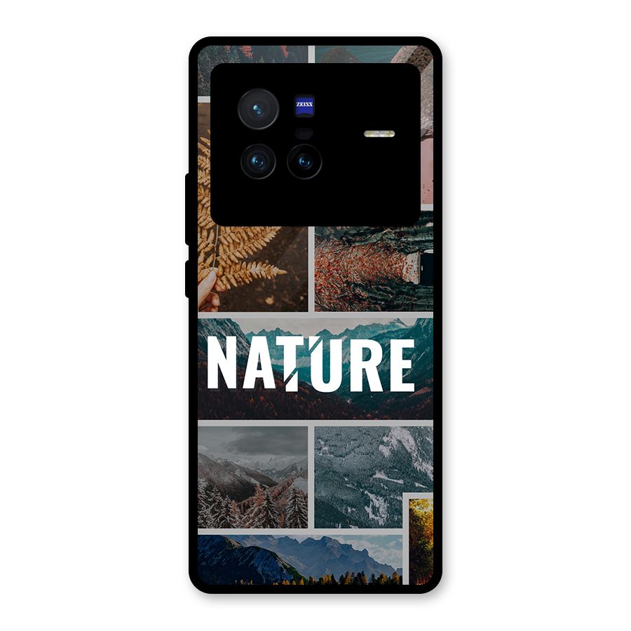 Nature Travel Glass Back Case for Vivo X80