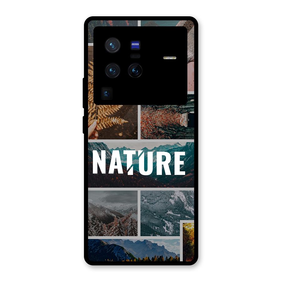 Nature Travel Glass Back Case for Vivo X80 Pro