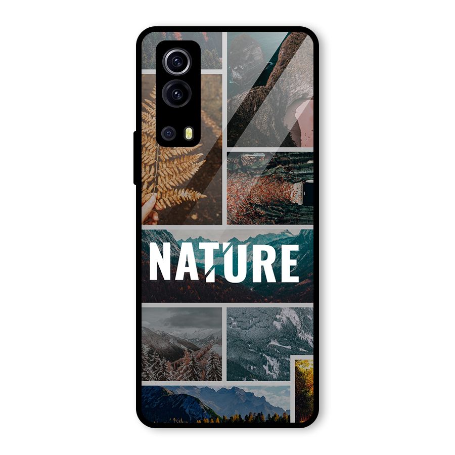 Nature Travel Glass Back Case for Vivo iQOO Z3