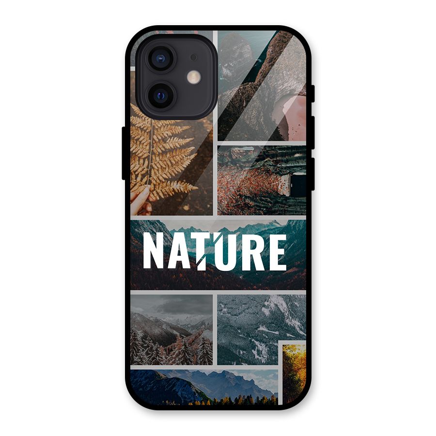 Nature Travel Glass Back Case for iPhone 12