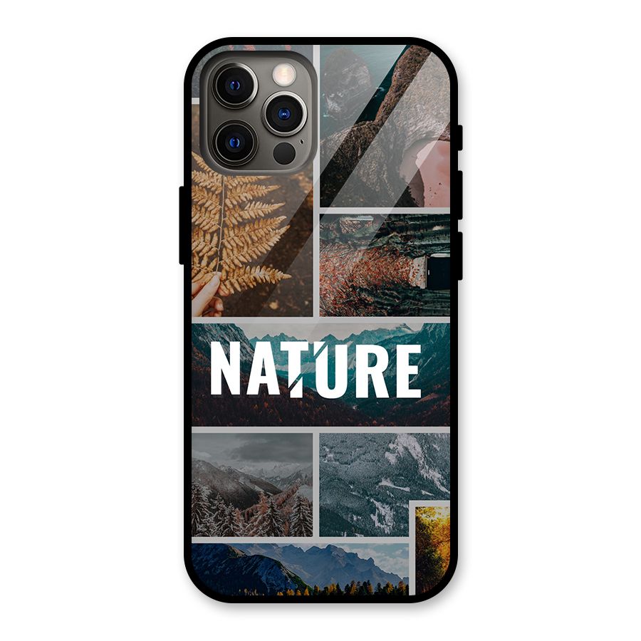 Nature Travel Glass Back Case for iPhone 12 Pro