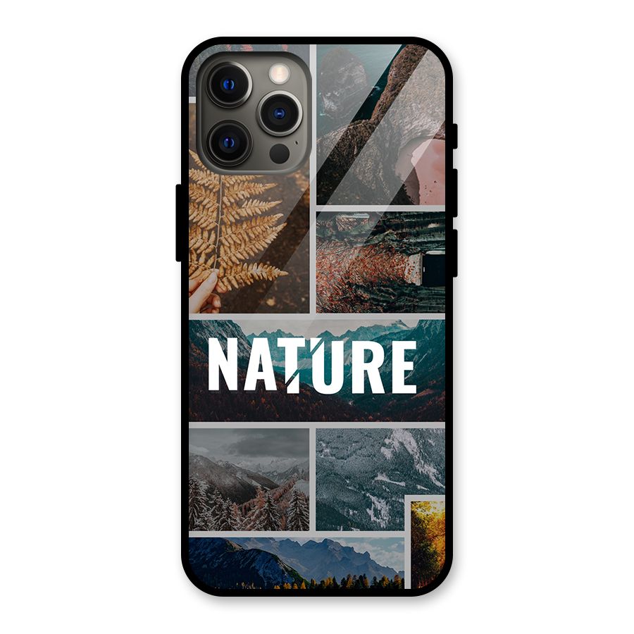 Nature Travel Glass Back Case for iPhone 12 Pro Max