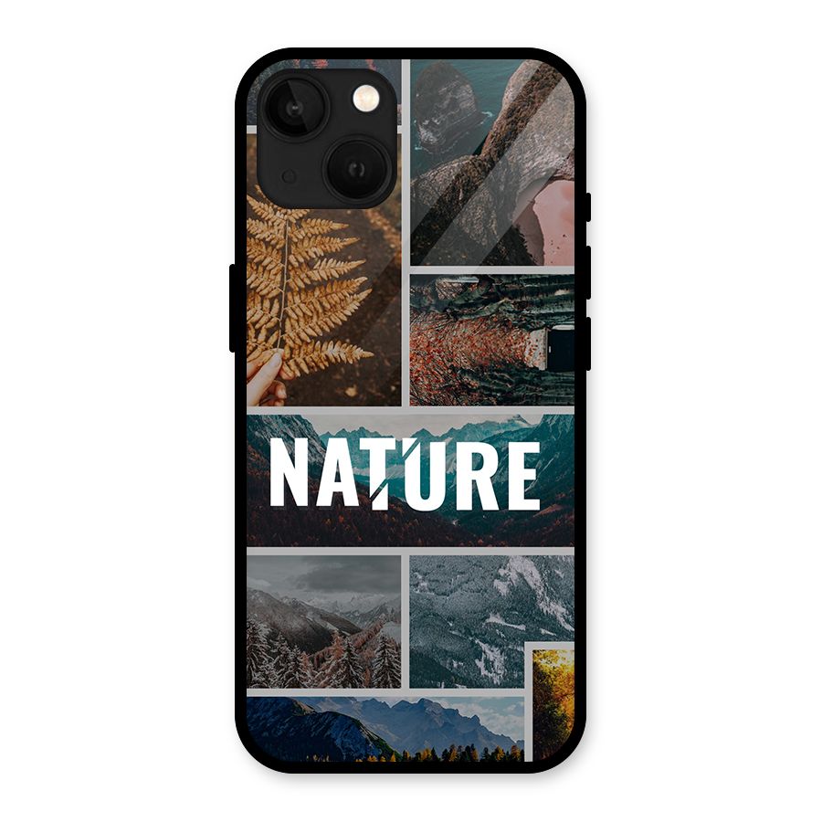Nature Travel Glass Back Case for iPhone 13