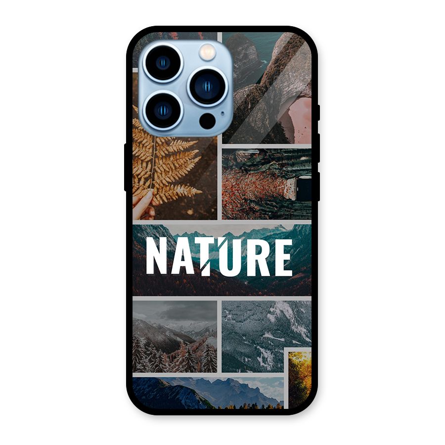 Nature Travel Glass Back Case for iPhone 13 Pro