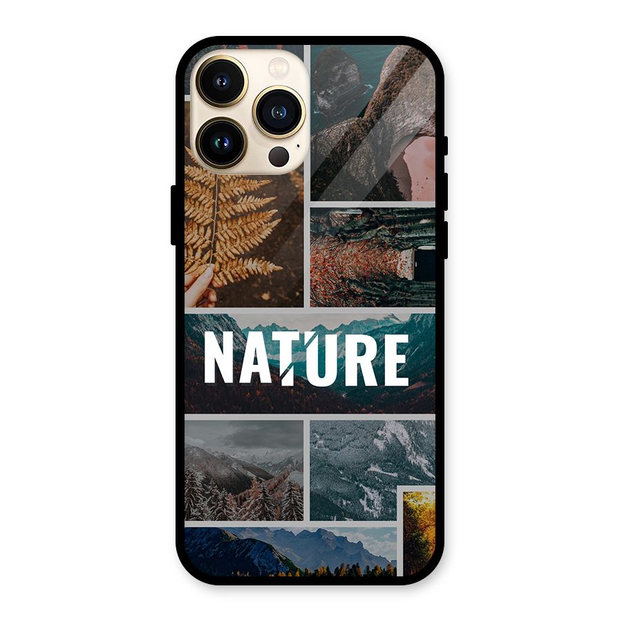 Nature Travel Glass Back Case for iPhone 13 Pro Max