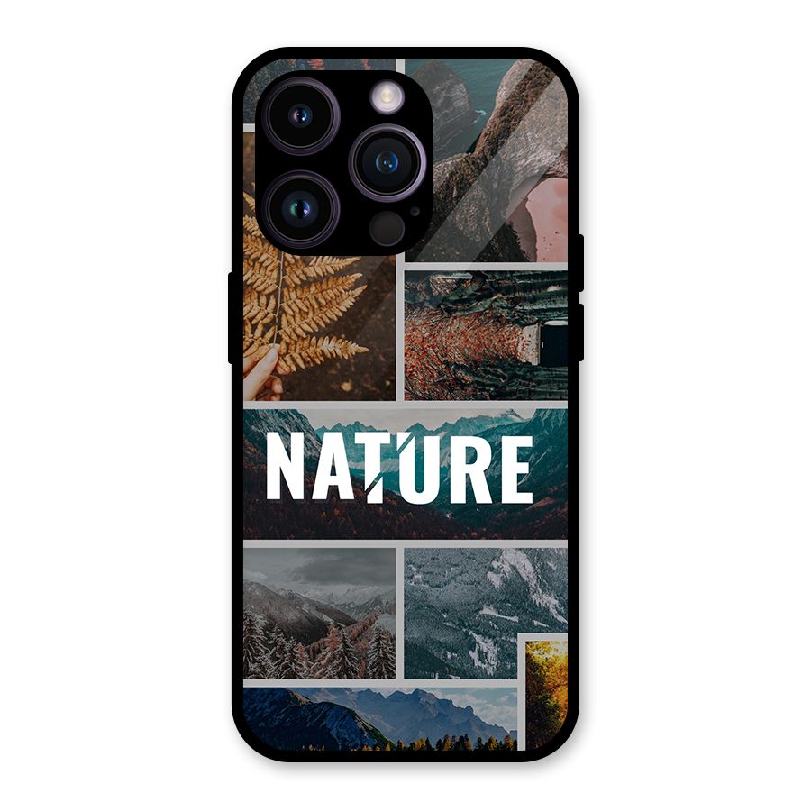 Nature Travel Glass Back Case for iPhone 14 Pro