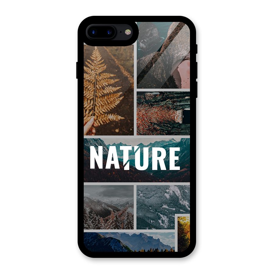 Nature Travel Glass Back Case for iPhone 7 Plus