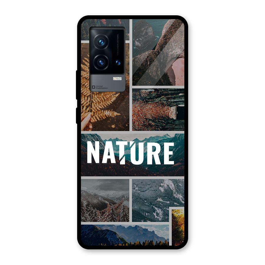 Nature Travel Glass Back Case for iQOO 9 5G