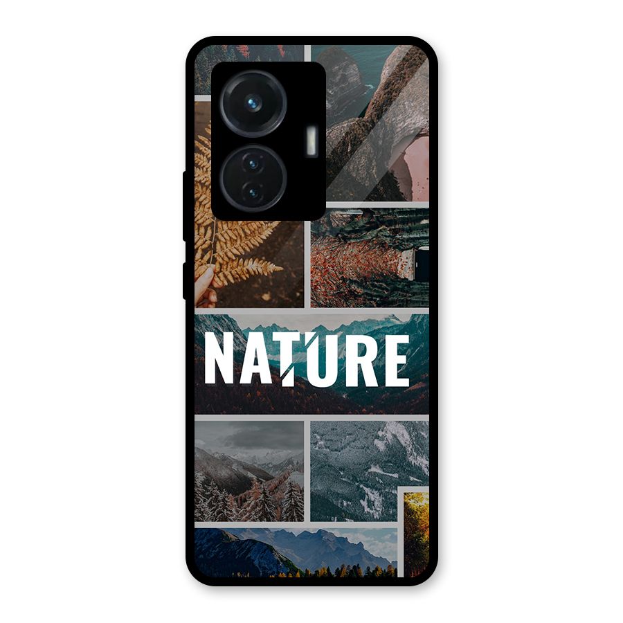 Nature Travel Glass Back Case for iQOO Z6 44W