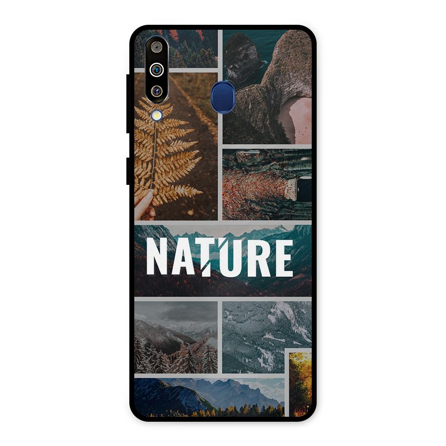 Nature Travel Metal Back Case for Galaxy M30