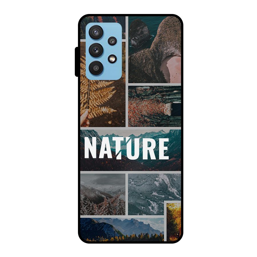 Nature Travel Metal Back Case for Galaxy M32 5G