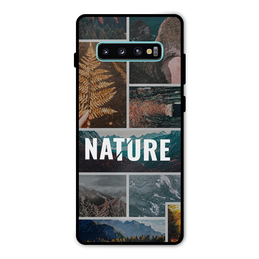 Nature Travel Metal Back Case for Galaxy S10 Plus