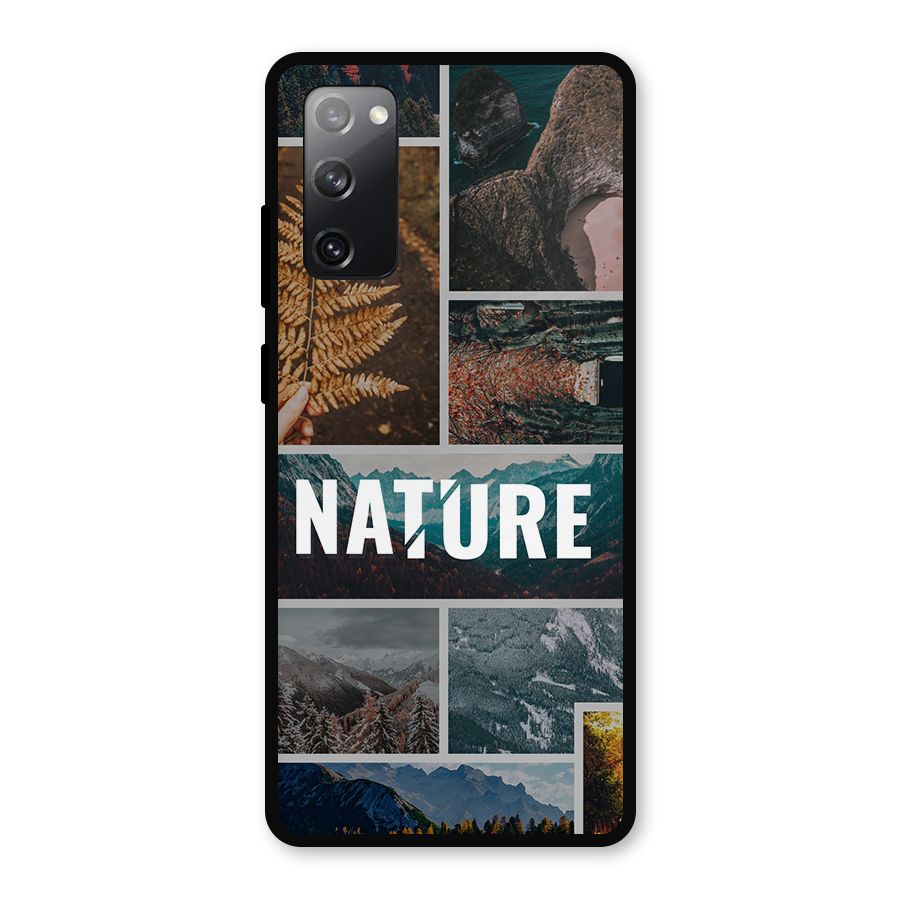 Nature Travel Metal Back Case for Galaxy S20 FE 5G