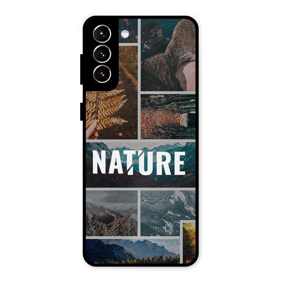 Nature Travel Metal Back Case for Galaxy S21 Plus