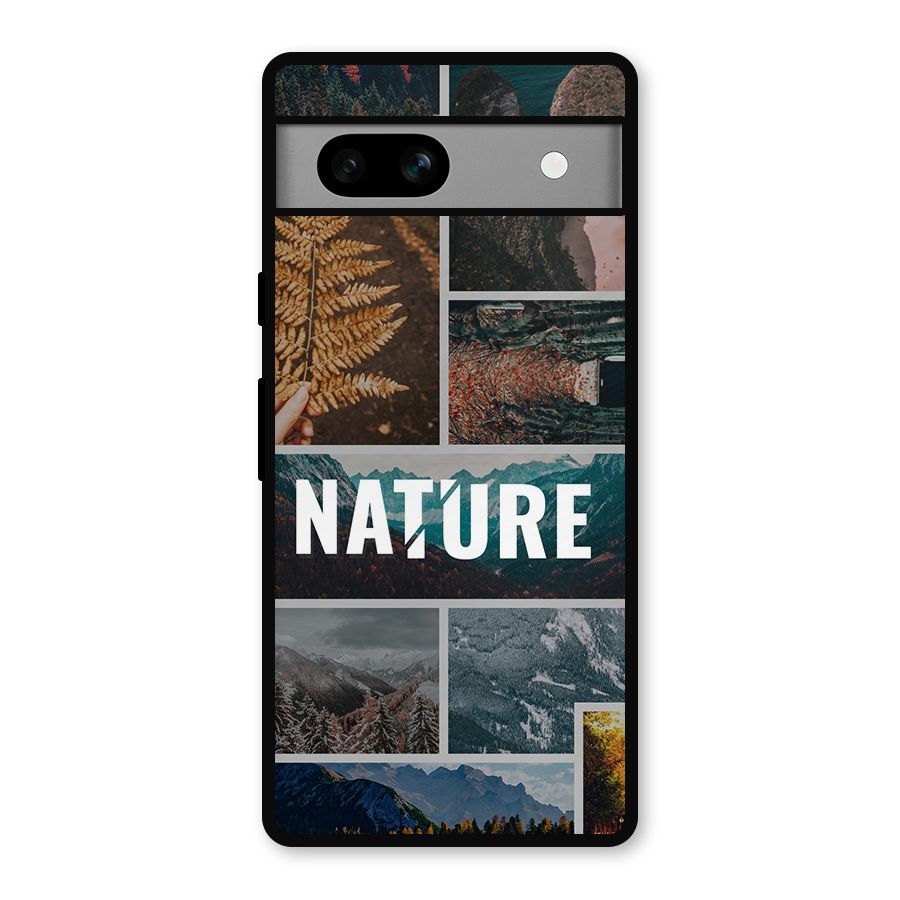 Nature Travel Metal Back Case for Google Pixel 7a