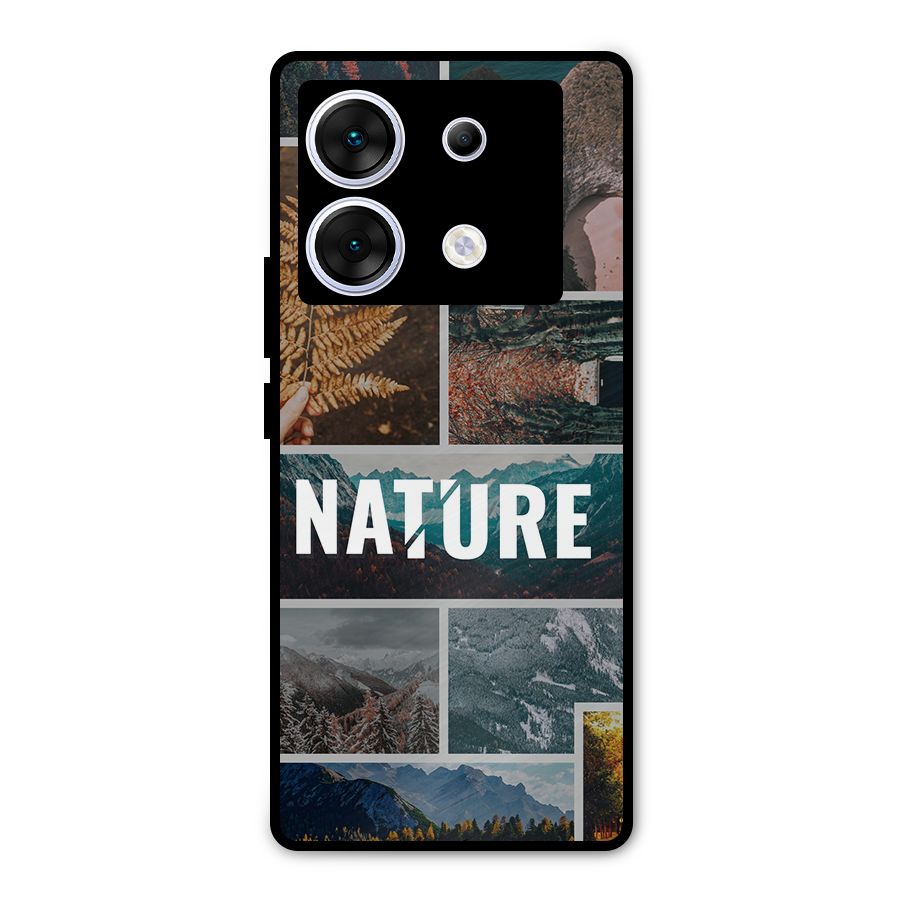 Nature Travel Metal Back Case for Infinix Zero 30 5G