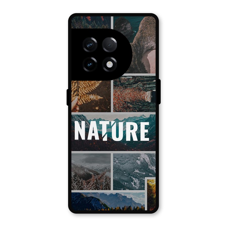 Nature Travel Metal Back Case for OnePlus 11R