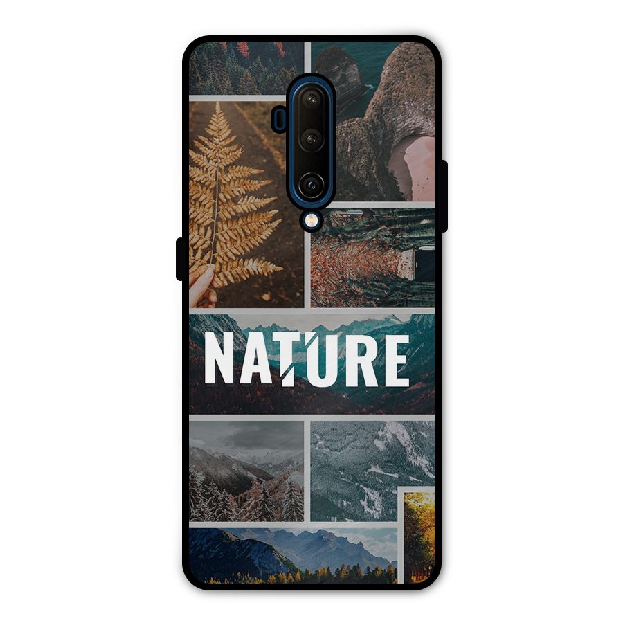 Nature Travel Metal Back Case for OnePlus 7T Pro