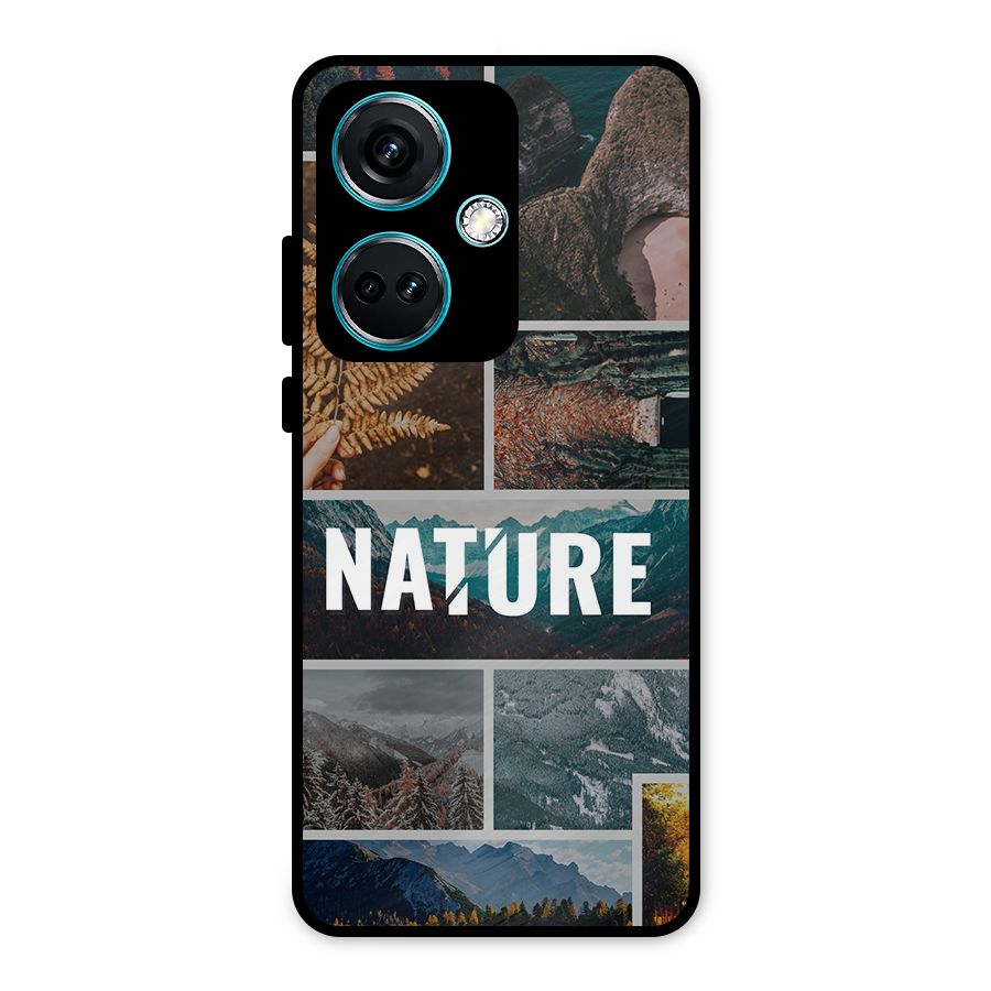 Nature Travel Metal Back Case for OnePlus Nord CE 3 5G