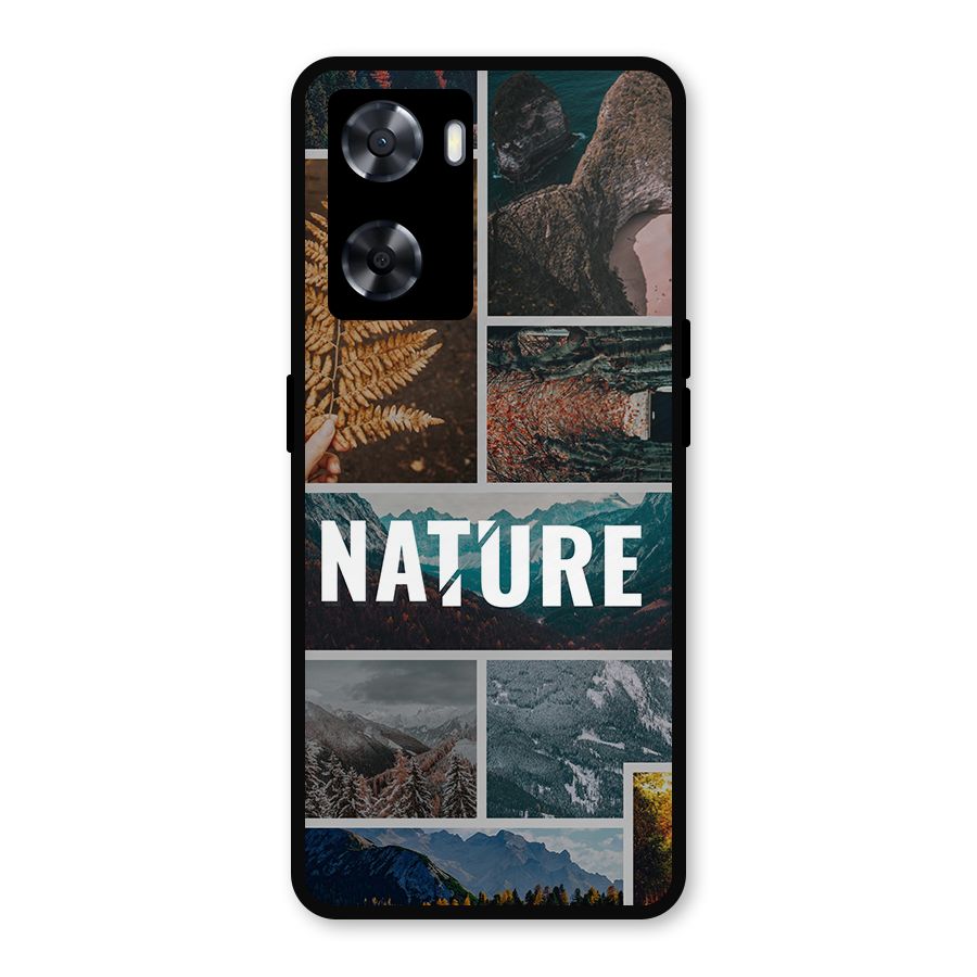 Nature Travel Metal Back Case for OnePlus Nord N20 SE