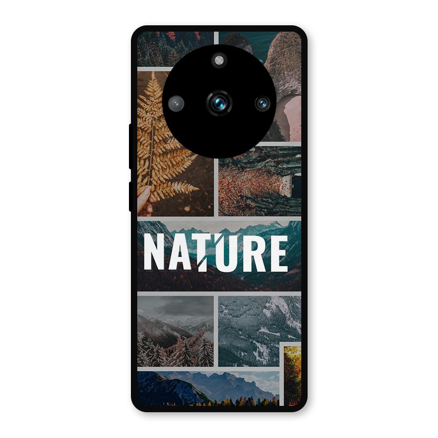 Nature Travel Metal Back Case for Realme 11 Pro Plus