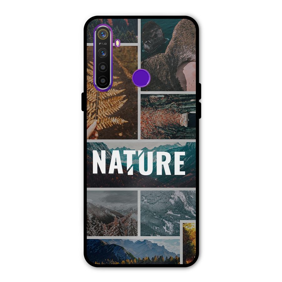 Nature Travel Metal Back Case for Realme 5