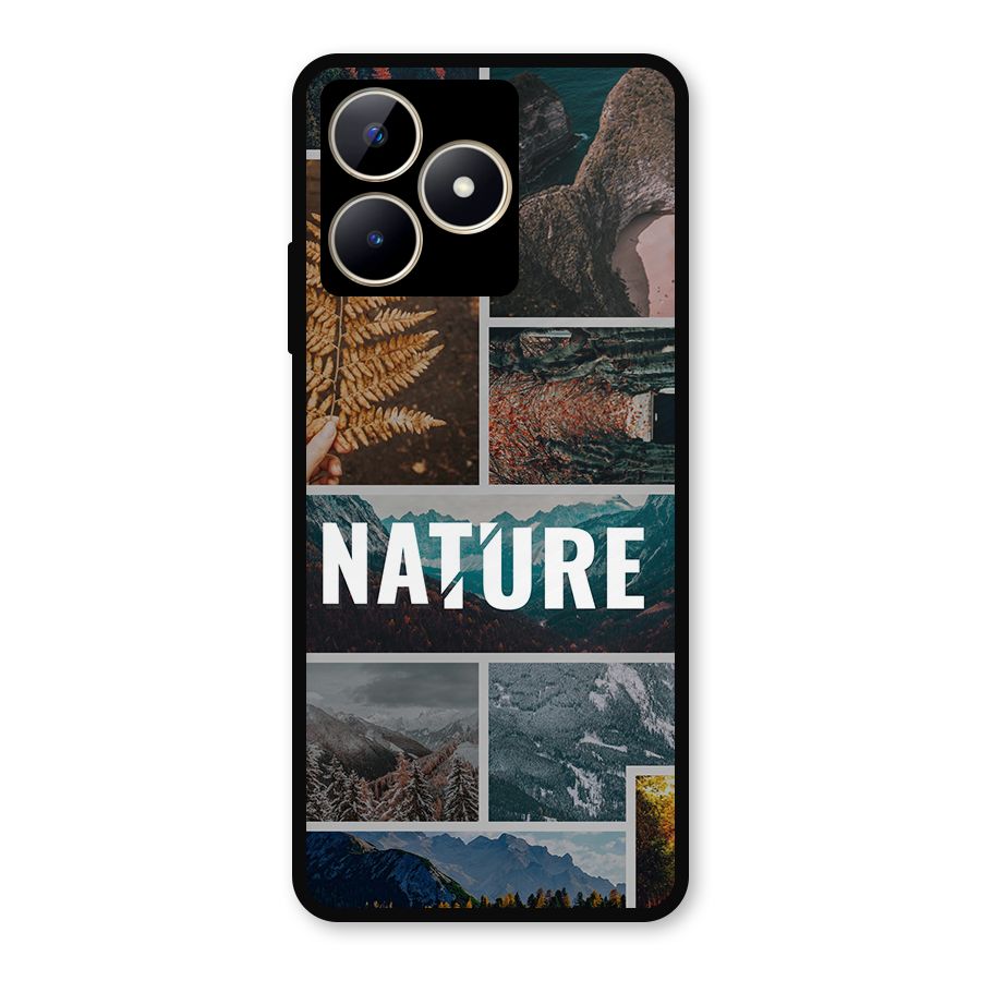 Nature Travel Metal Back Case for Realme C53