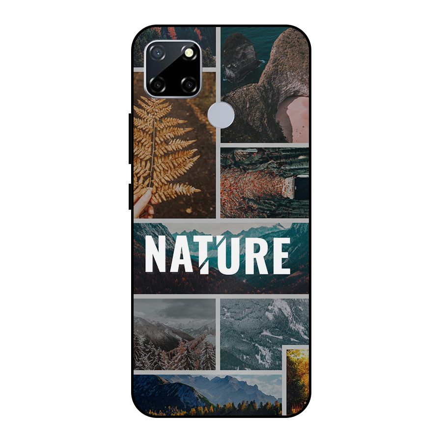 Nature Travel Metal Back Case for Realme Narzo 30A