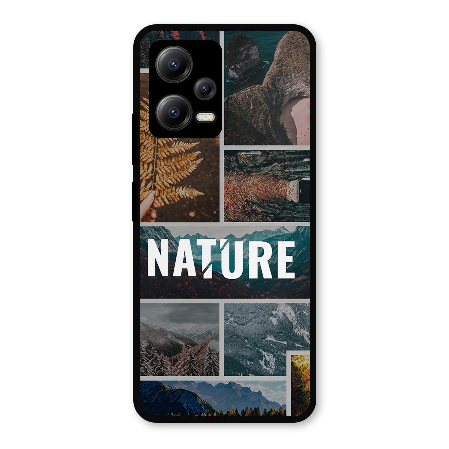 Nature Travel Metal Back Case for Redmi Note 12 5G