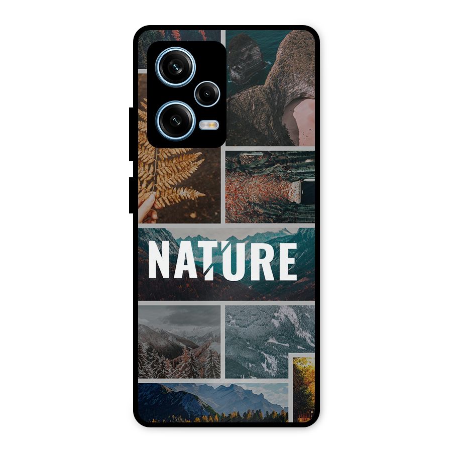 Nature Travel Metal Back Case for Redmi Note 12 Pro