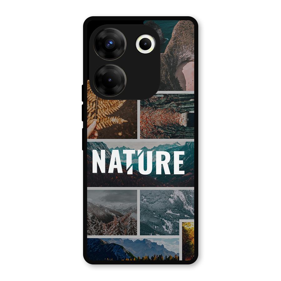 Nature Travel Metal Back Case for Tecno Camon 20