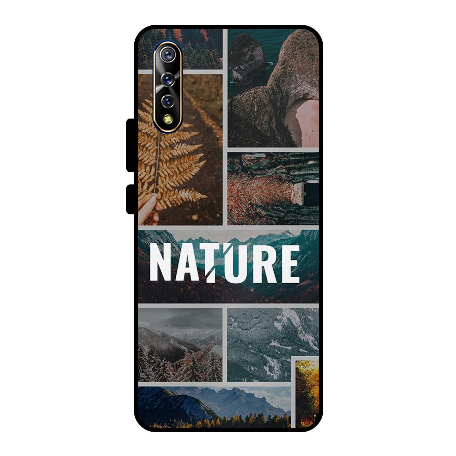 Nature Travel Metal Back Case for Vivo S1