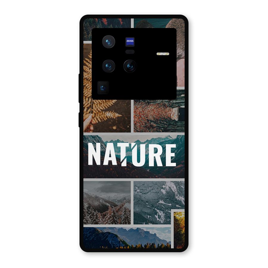 Nature Travel Metal Back Case for Vivo X80 Pro