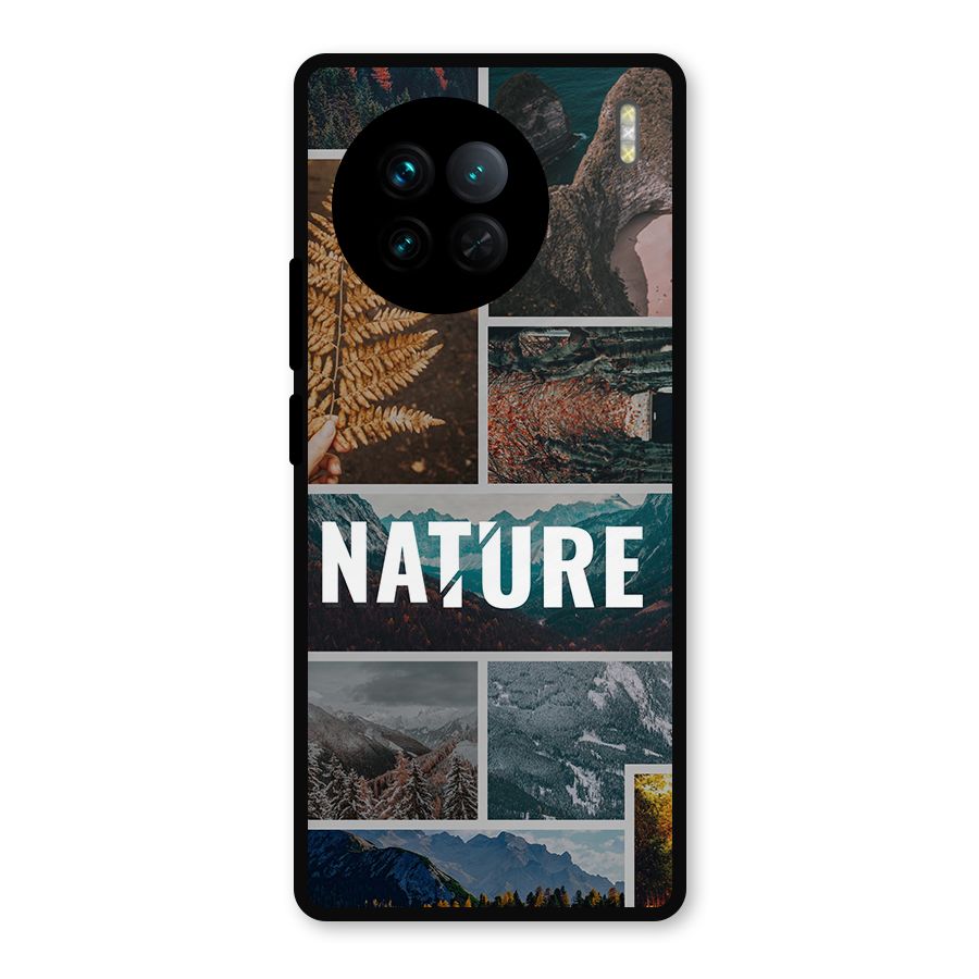 Nature Travel Metal Back Case for Vivo X90