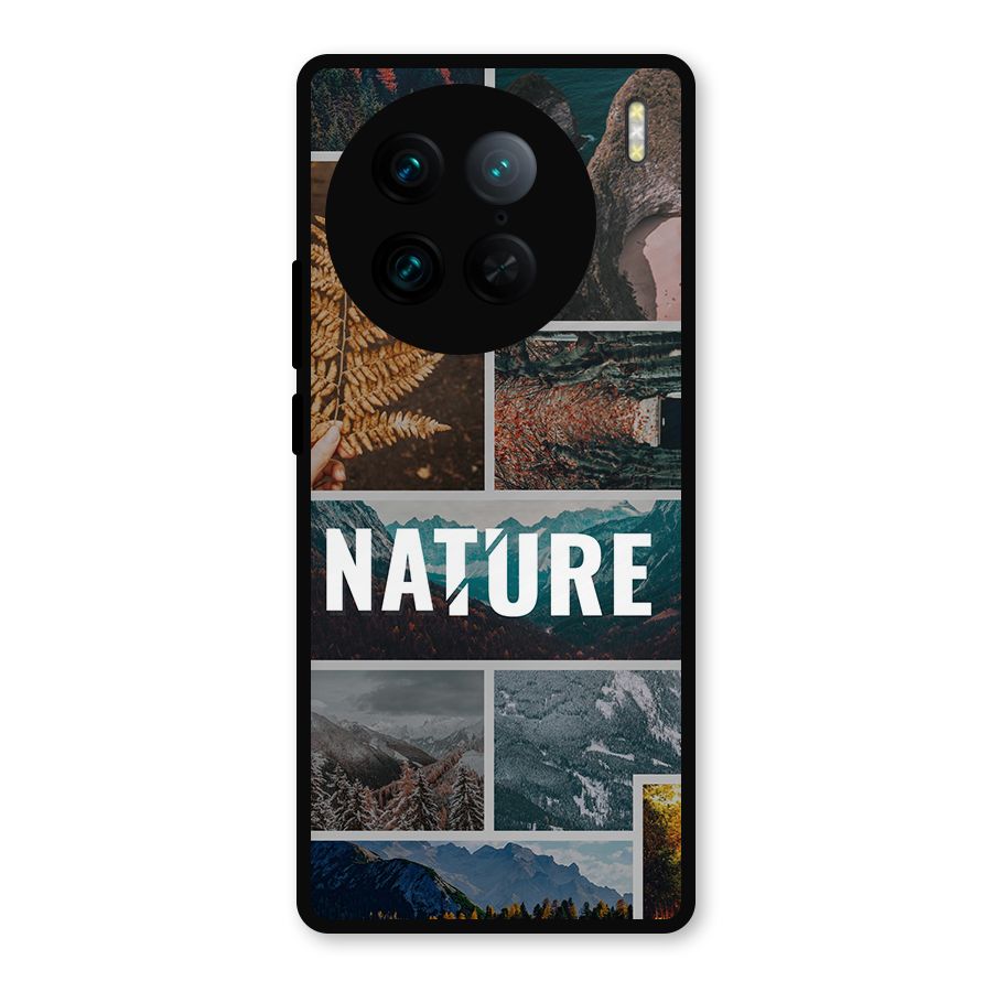 Nature Travel Metal Back Case for Vivo X90 Pro