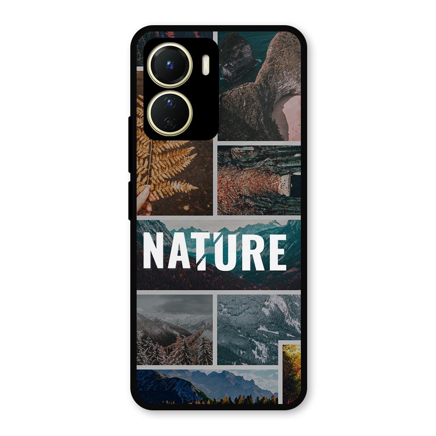 Nature Travel Metal Back Case for Vivo Y16