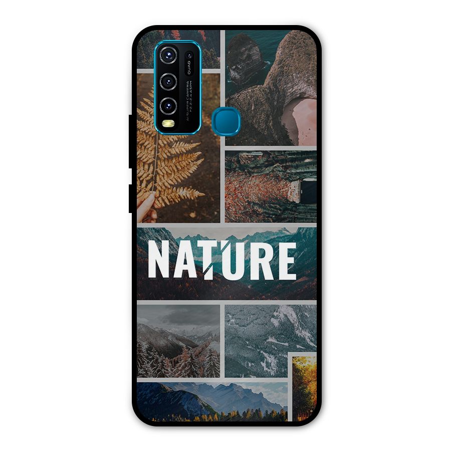 Nature Travel Metal Back Case for Vivo Y30