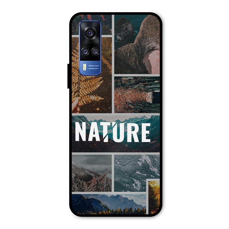 Nature Travel Metal Back Case for Vivo Y51A