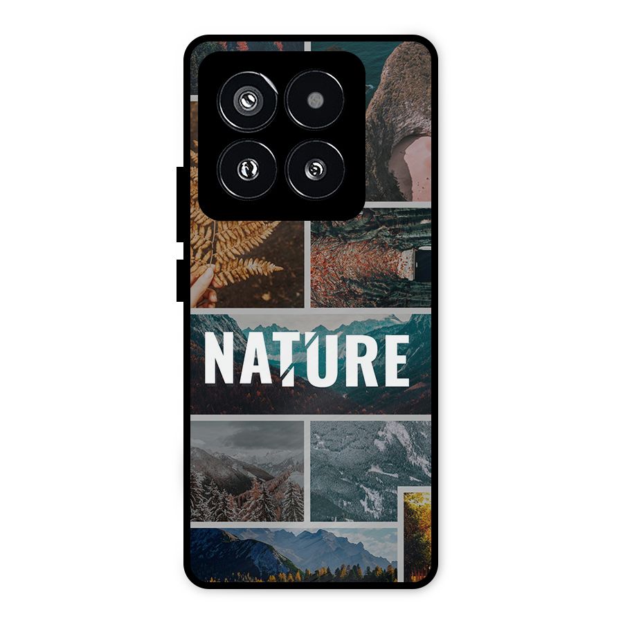 Nature Travel Metal Back Case for Xiaomi 14 Pro