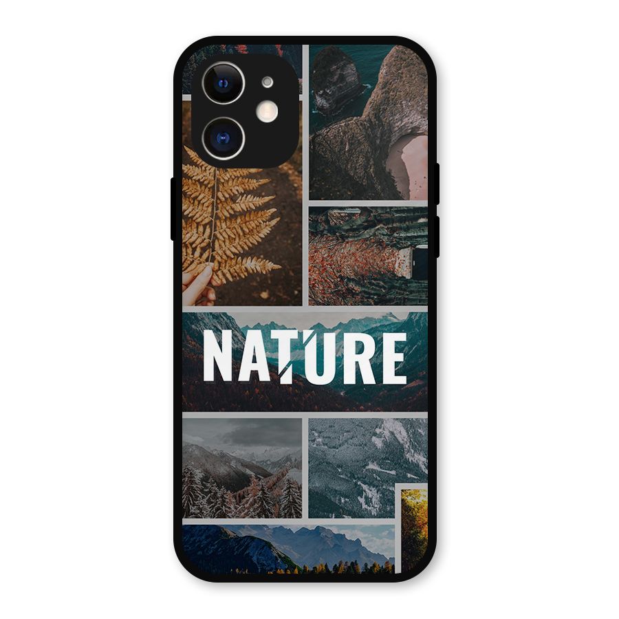 Nature Travel Metal Back Case for iPhone 12
