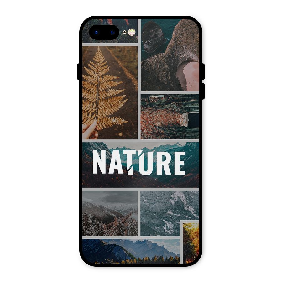 Nature Travel Metal Back Case for iPhone 7 Plus