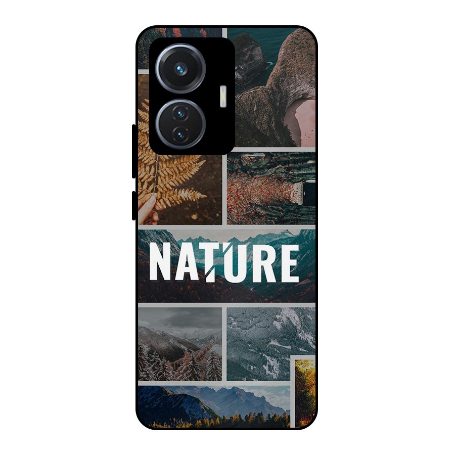 Nature Travel Metal Back Case for iQOO Z6 44W