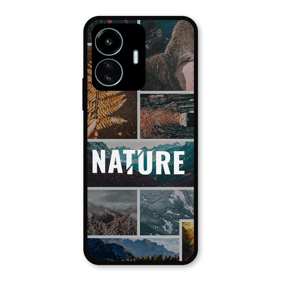 Nature Travel Metal Back Case for vivo iQOO Z6 Lite 5G