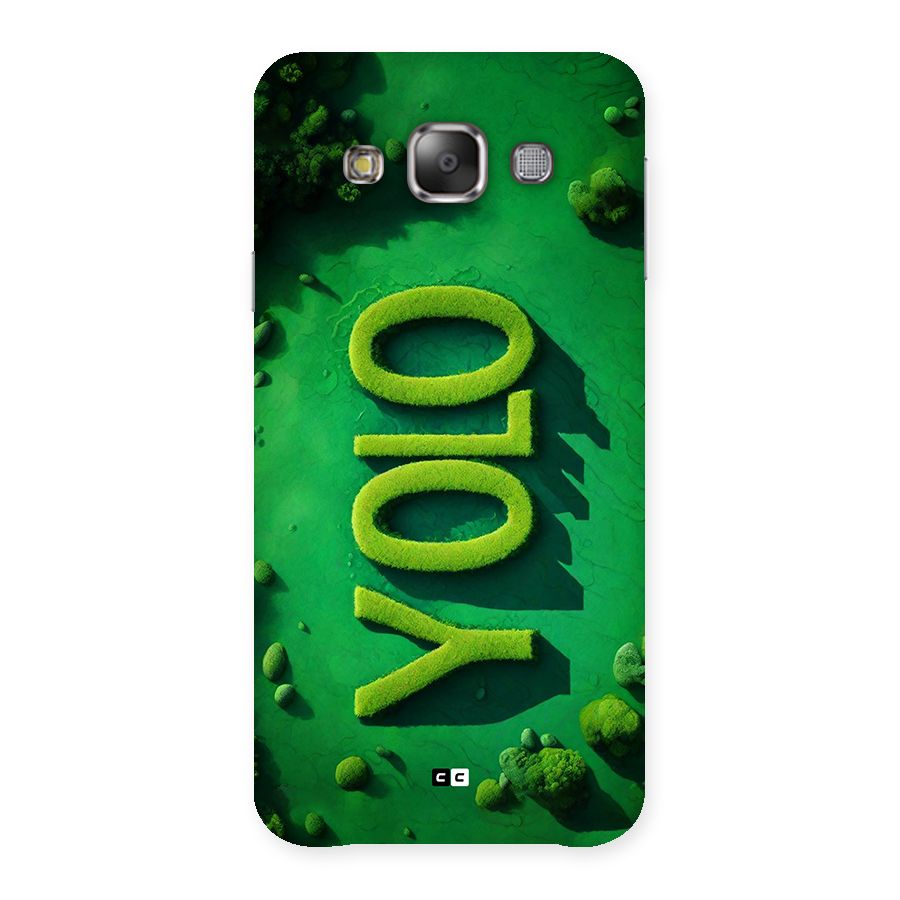 Nature Yolo Back Case for Galaxy E7